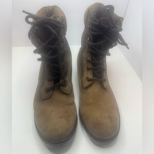 Itasca Brown Lace-Up Boots Size 9